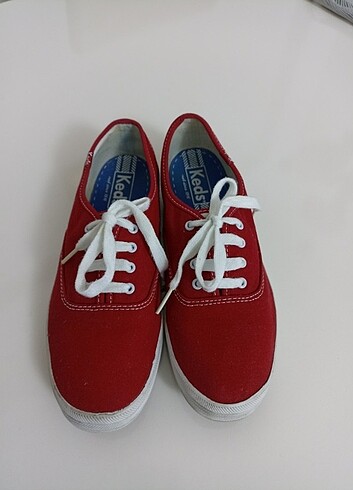 Kırmızı Keds Sneaker Babet Spor Ayakkabı