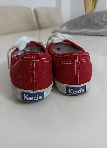 38,5 Beden Kırmızı Keds Sneaker Babet Spor Ayakkabı