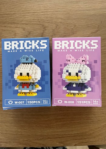 Bricks donald ve daisy duck lego seti