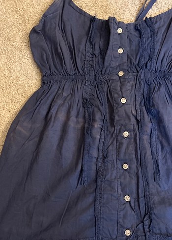 Lacivert babydoll ust - Görsel 2