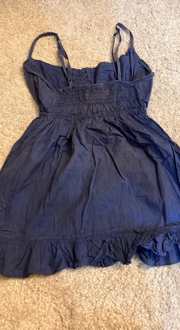 Lacivert babydoll ust - Görsel 3