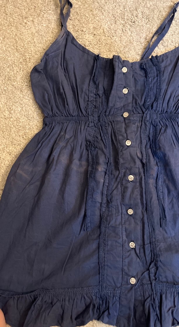 Lacivert babydoll ust - Görsel 2