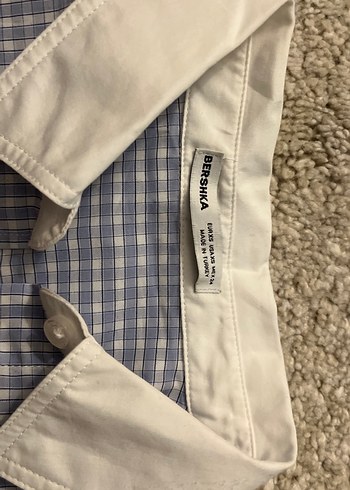 Gri Düğmeli Uzun Kollu Kadın Gömlek - Görsel 2