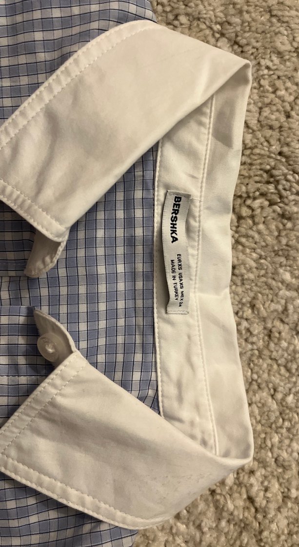 Gri Düğmeli Uzun Kollu Kadın Gömlek - Görsel 2