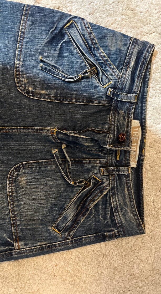 Lacivert Kot Midi Etek - Görsel 2