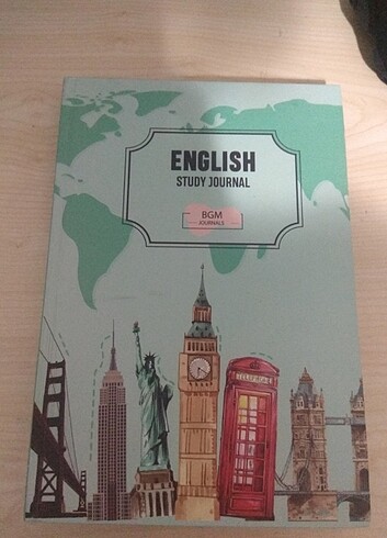 English study journal ingilizce ajanda