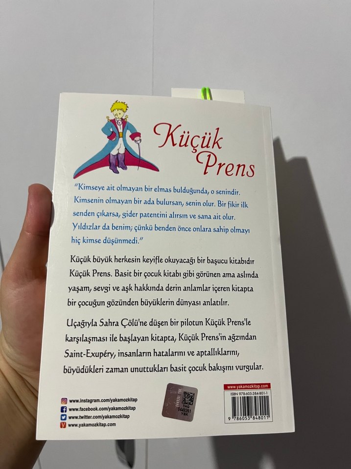 Küçük Prens - Antoine de Saint-Exupéry - Görsel 2