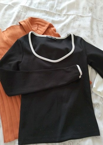 Kahverengi Kadın Fitilli Triko Kazak - Görsel 2