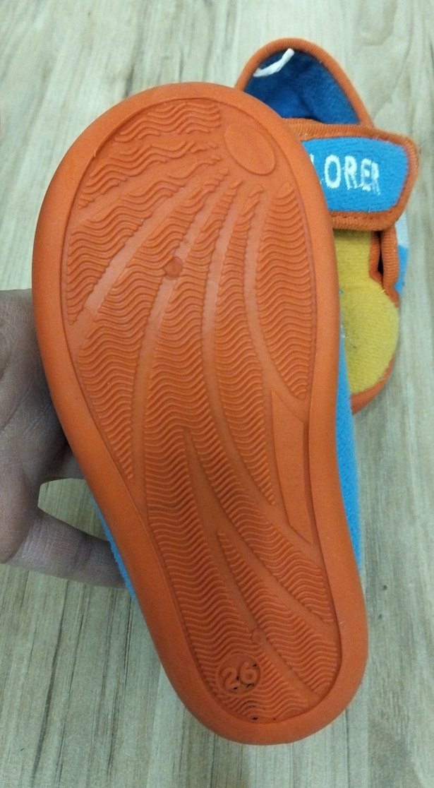 Renkli Erkek Çocuk Ev Terliği Velcro - Görsel 3