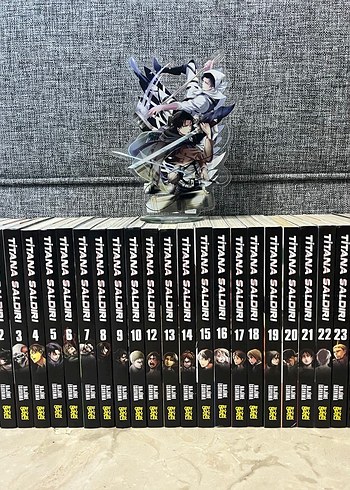 Titana Saldırı Attack on Titan Manga Seti