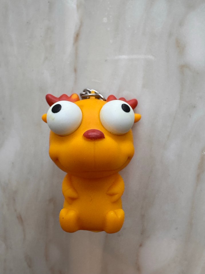 Renkli Karakter pörtlek gözlü Figürlü Anahtarlık Seti - Görsel 2