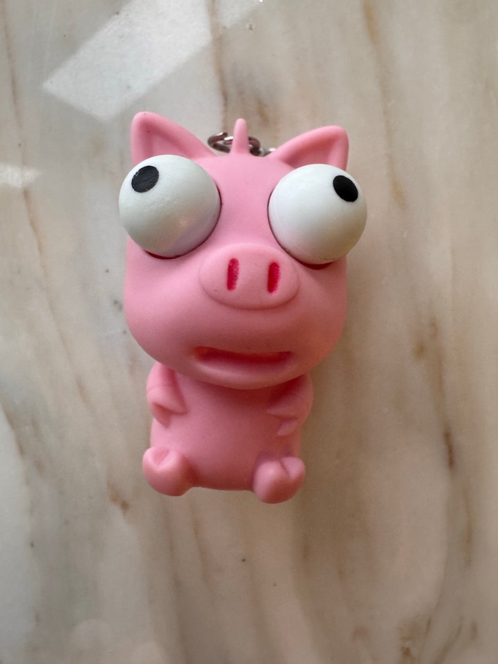 Renkli Karakter pörtlek gözlü Figürlü Anahtarlık Seti - Görsel 4