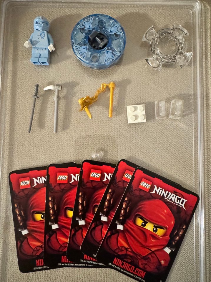 LEGO Ninjago mavi Figür 9590 NRG Zane ve Aksesuar Seti - Görsel 2