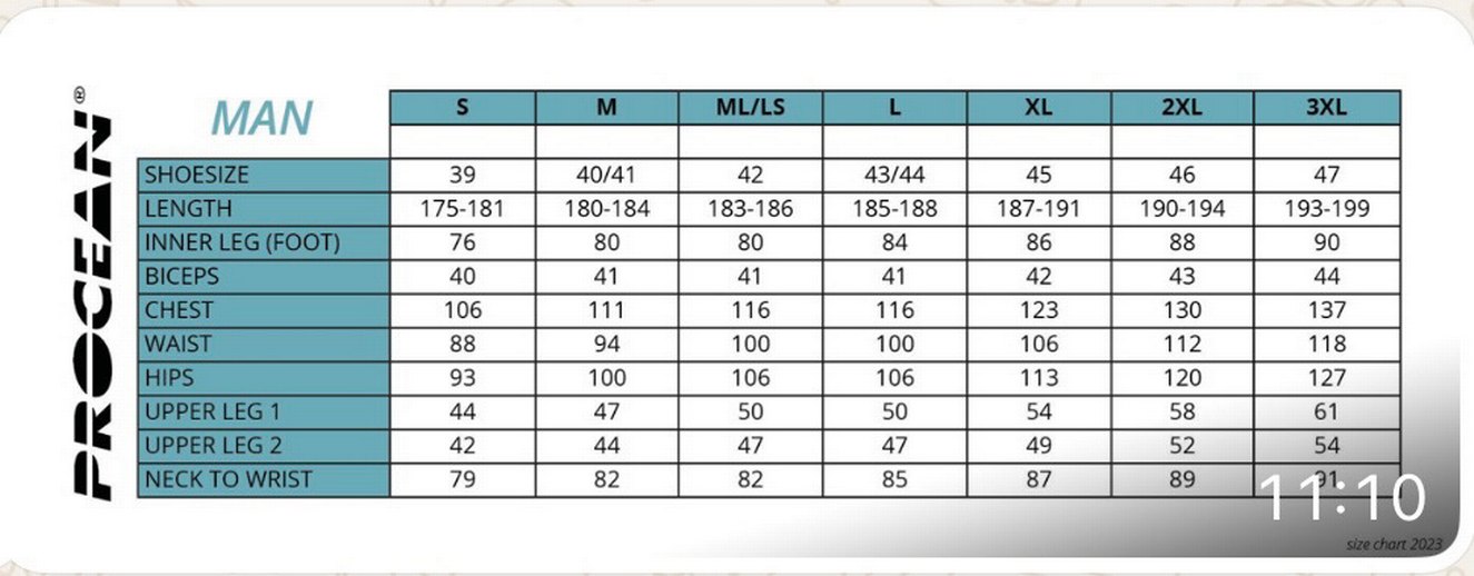 Procean kuru dalış elbisesi XL - Görsel 4