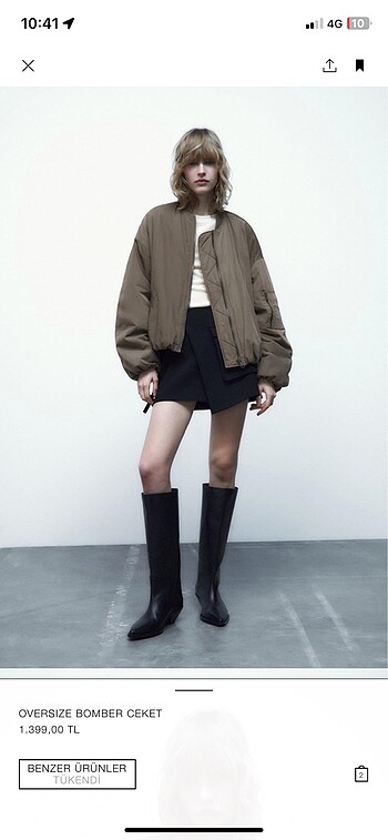 Zara Bomber ceket