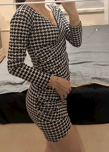 Mini, uzun kollu elbise - Görsel 3