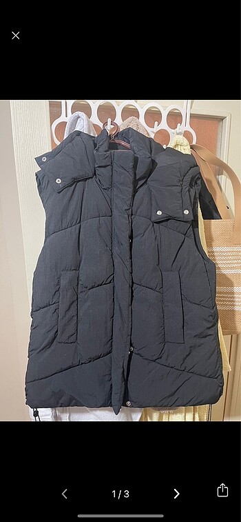 Bershka şişme oversize yelek