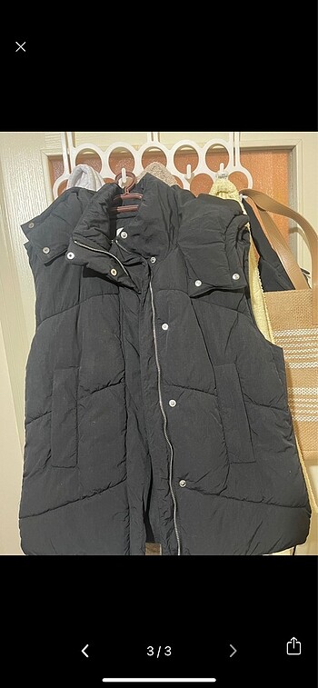 s Beden Bershka şişme oversize yelek