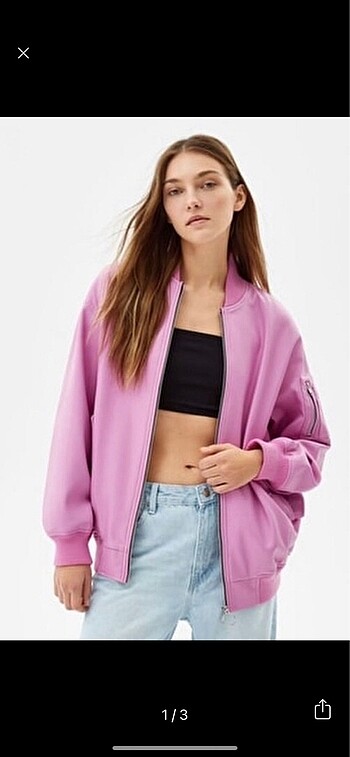Bershka deri ceket