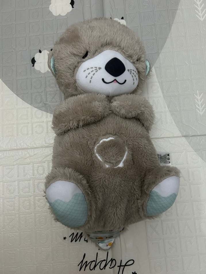 Işıklı Gri Peluş Ayıcık Oyuncak uyku arkadaşı - Görsel 2