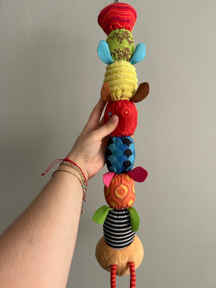 Renkli Tırtıl Peluş Oyuncak - Görsel 2