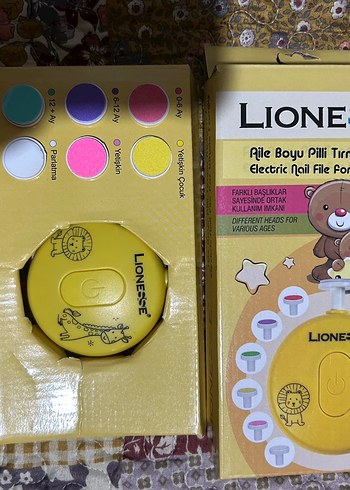 Lionesse Elektrikli Tırnak Törpüsü Sarı - Görsel 2