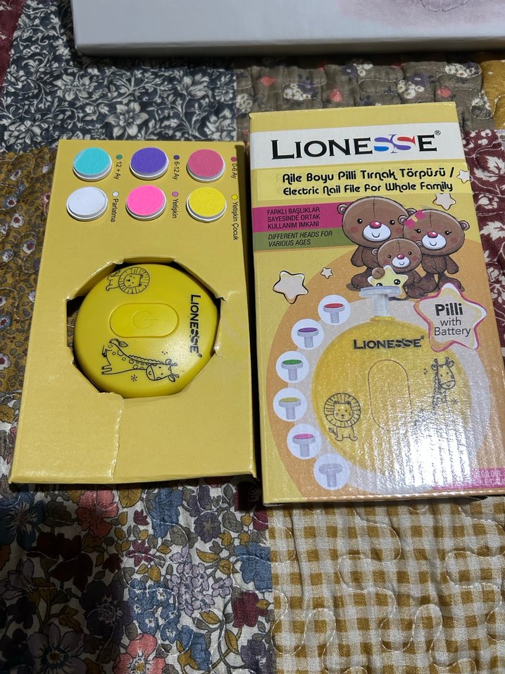 Lionesse Elektrikli Tırnak Törpüsü Sarı - Görsel 3