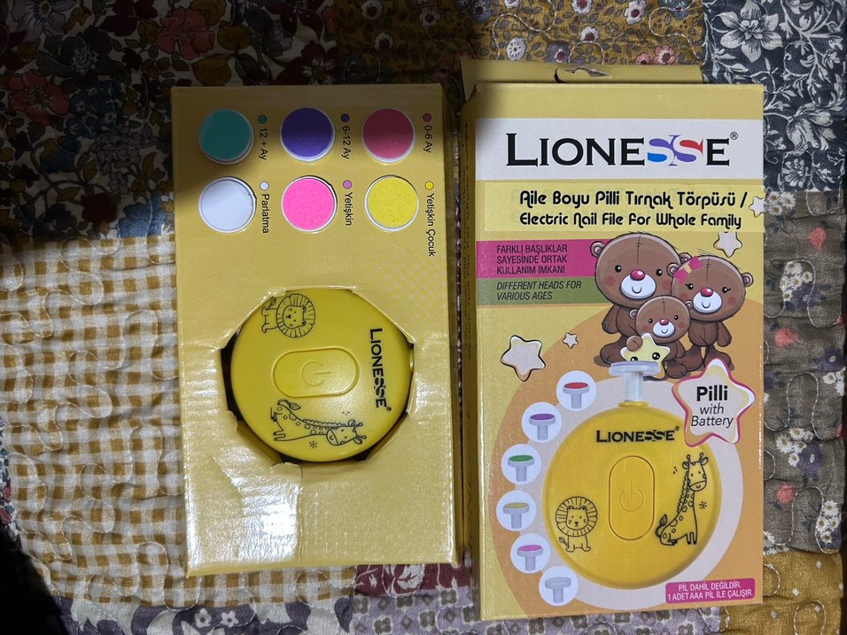 Lionesse Elektrikli Tırnak Törpüsü Sarı - Görsel 2