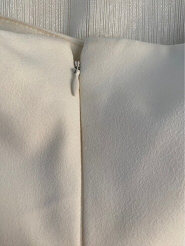 xs Beden beyaz Renk Zara beyaz mini elbise