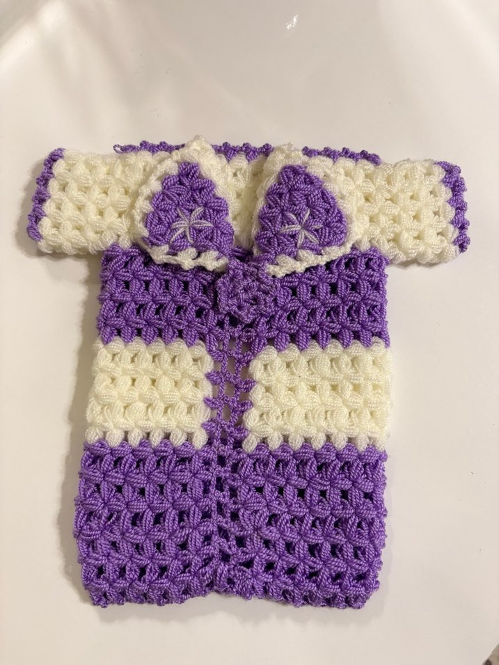 Renkli Örgü Banyo Lifi - Görsel 2