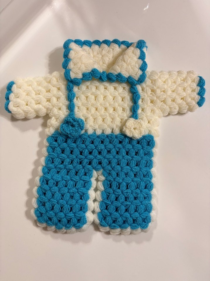 Renkli Örgü Banyo Lifi - Görsel 4