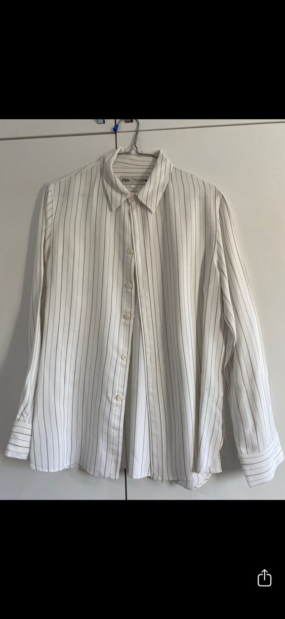 Zara Çizgili  Gömlek - Görsel 3
