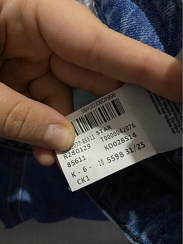 31 Beden mavi Renk Az kullanılmış mavi jeans