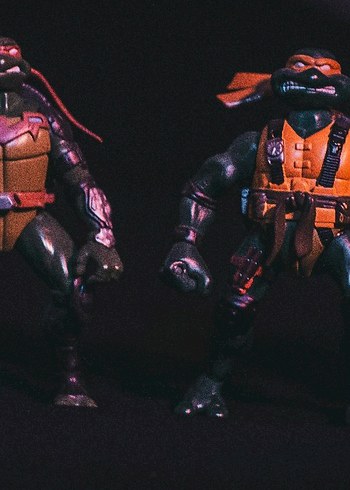 TMNT 2006 Playmates Mirage Studios 4 adet - Görsel 2