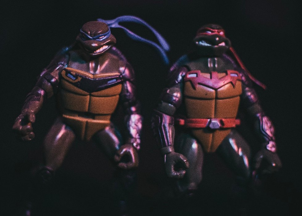 TMNT 2006 Playmates Mirage Studios 4 adet - Görsel 3