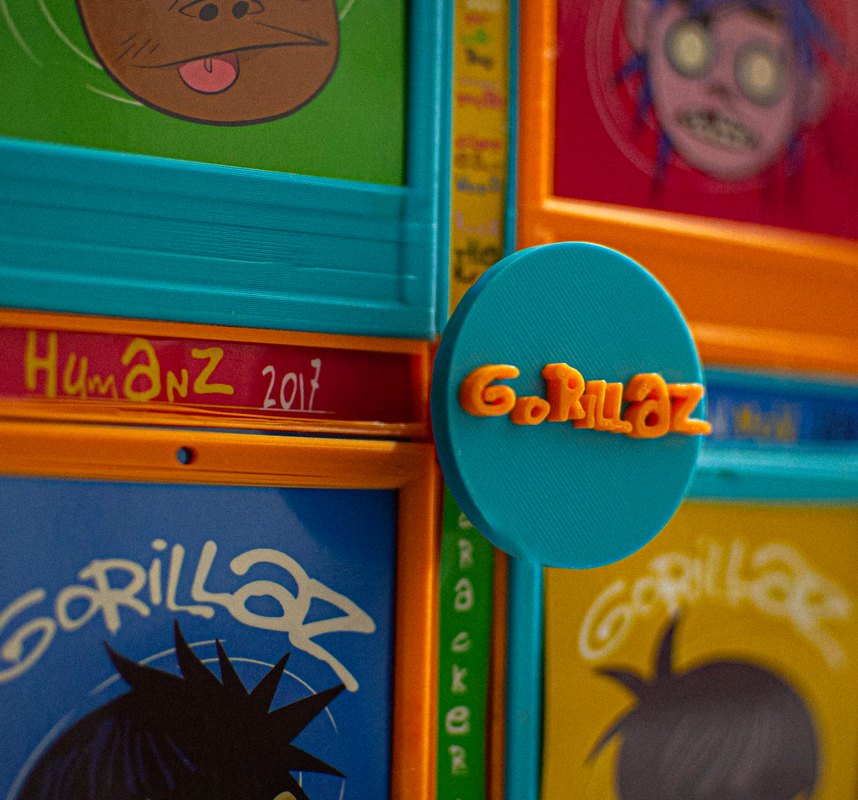 Mıknatıslı Polaroid Set - Gorillaz - Görsel 2