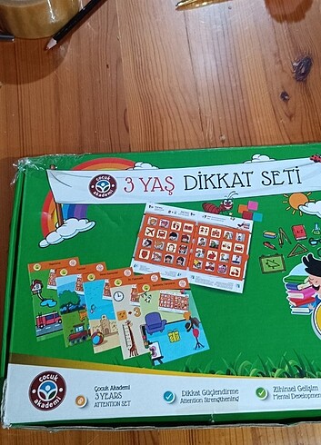Beden 3 -4 yaş çocuklar için dikkat ve etkinlik 3'ü birarada
