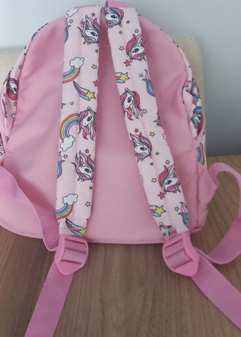  Beden Pembe Unicorn Desenli Çocuk Sırt Çantası