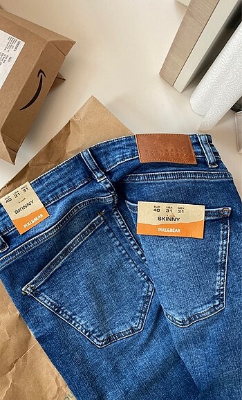 40 Beden lacivert Renk Pull&Bear Skinny Jean