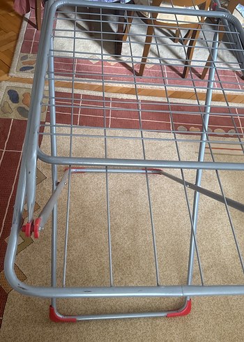 Gri Katlanabilir Metal Kurutmalık - Görsel 4