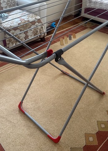 Gri Katlanabilir Metal Kurutmalık - Görsel 3