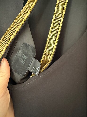 42 Beden siyah Renk H&M elbise