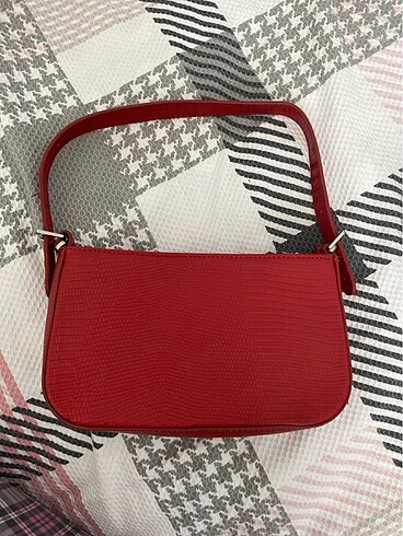 Housebag kırmızı omuz çantası