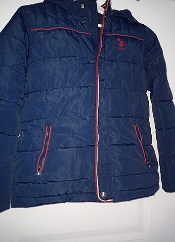 11-12 yaş U. S POLO ASSN orjinal erkek çocuk montu