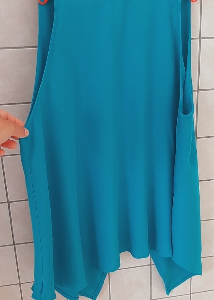 38-40 BEDEN SIFIR KOL BLUZ - Görsel 2