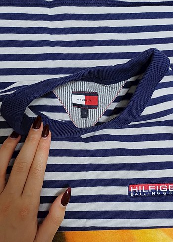 Tommy Hilfiger Archıve Koleksiyonu Çizgili Tshirt - Görsel 4