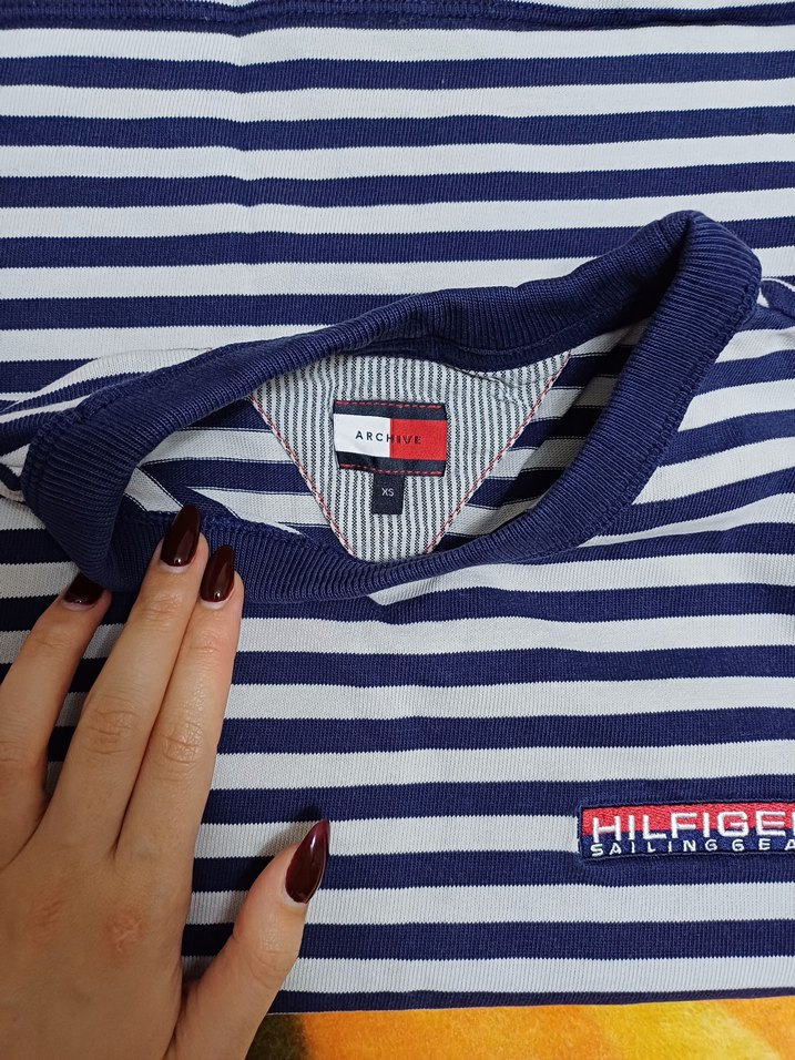 Tommy Hilfiger Archıve Koleksiyonu Çizgili Tshirt - Görsel 4