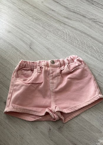 Kız Çocuk Pembe kot şort