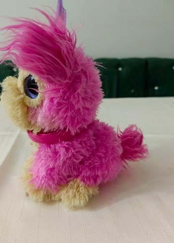 Pembe Renkli Peluş Oyuncak Köpek - Görsel 4