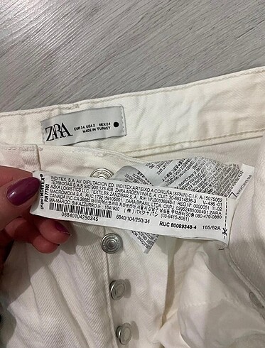 xs Beden Zara Straight Jean